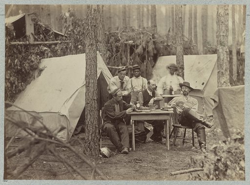 Officers of 114th Pennsylvania Infantry in front of Petersburg, Va., August, 1864