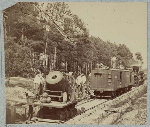 13 inch mortar "Dictator", in front of Petersburg, Va.