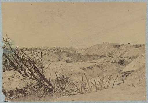 Ditch and abattis (i.e. abatis) in front of Fort Sedgewick (i.e. Sedgwick)