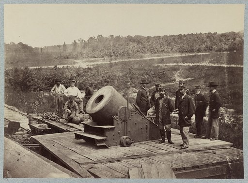 13 inch mortar "Dictator" in front of Petersburg, Va.
