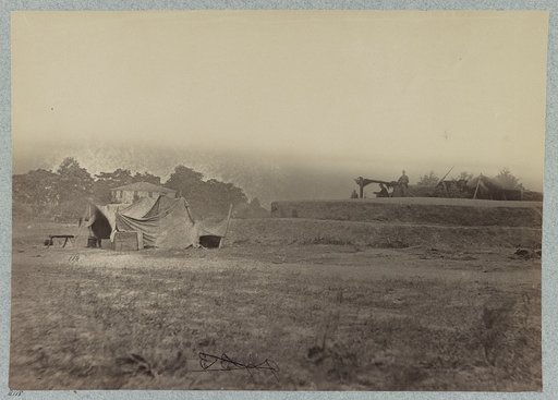 Outer line of Confederate fortifications, in front of Petersburg, Va., captured by 18th Army Corps, June 15, 1864