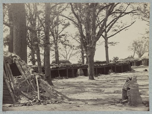 Interior of Fort Steadman in front of Petersburg, Va.