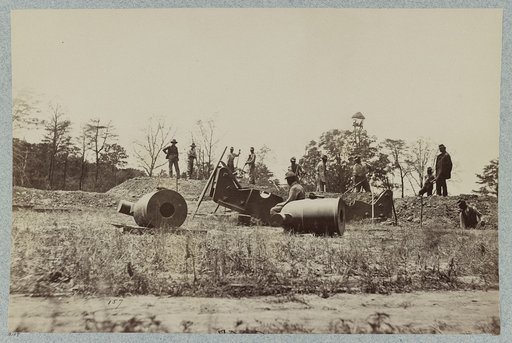 Crow's Nest battery and lookout in front of Petersburg, Va.