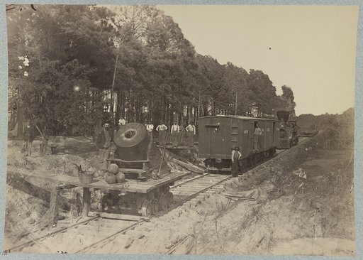 13 inch mortar "Dictator" in front of Petersburg, Va.