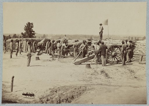 Outer lines of Confederate fortifications, in front of Petersburg, Va. captured by 18th Army Corps, June 15, 1864