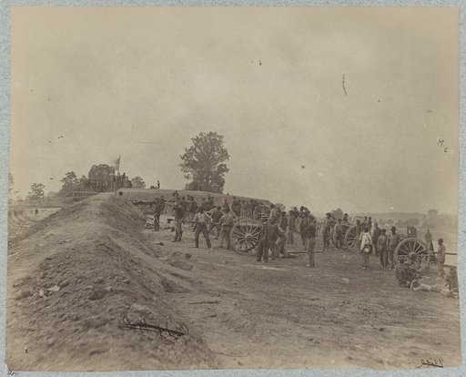 Outer line of Confederate fortifications, in front of Petersburg, Va. captured by 18th Army Corps, June 15, 1864