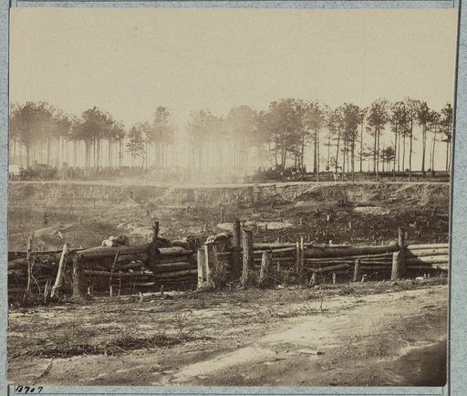 Fortifications on Bermuda Hundred's Line near Point of Rocks, Va.