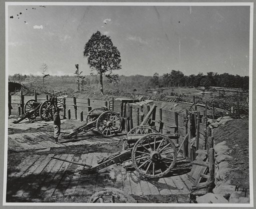 Confederate fortifications around Atlanta, Ga.