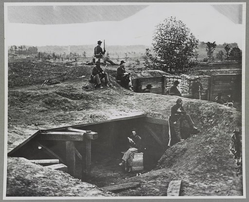 A bomb-proof in front of Atlanta, Ga.