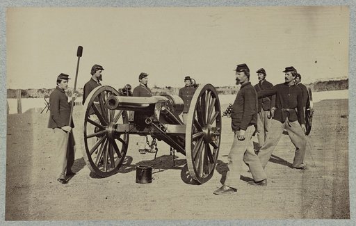 1st Conn. Artillery, Ft. Richardson, Arlington Heights, Va. 20 pounder Parrott