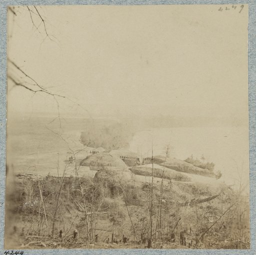 Water battery on James River, Va. near Dutch Gap Canal