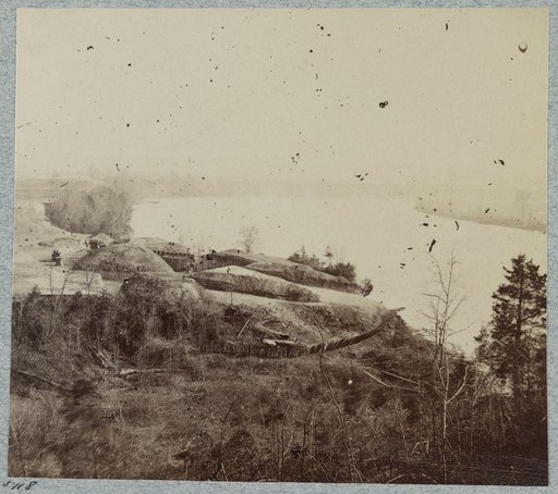 Water battery on James River, Va. near Dutch Gap Canal