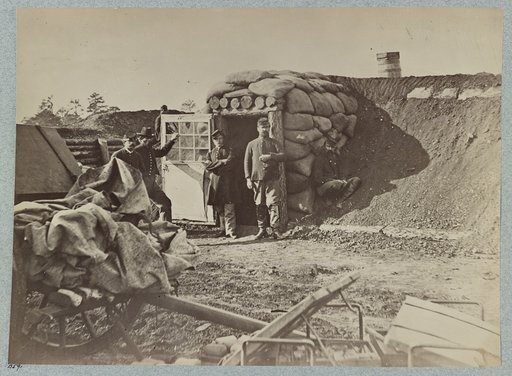 Magazine in Fort Brady, James River, Va. near Dutch Gap Canal