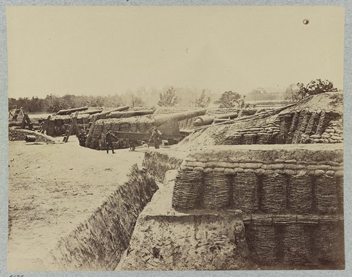 Siege of Yorktown. Federal Battery No. 1
