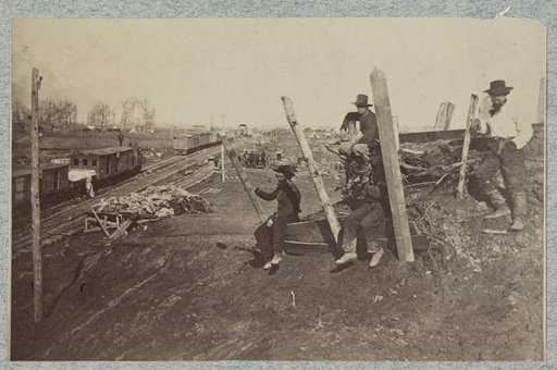 Manassas Junction Va., after its evacuation by the Confederates, March 1862