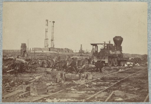 Manassas Junction, Va., after its evacuation by the Confederates, March 1862