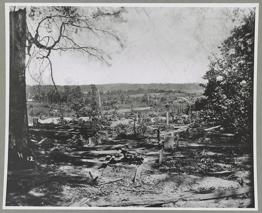 View of battlefield.  Peach Tree Creek, Ga.