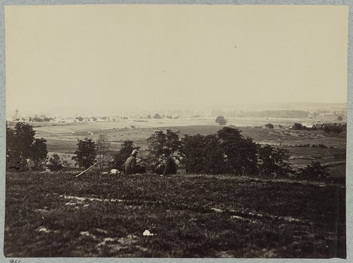 Battle-field of Gettysburg. Scene of the charge of the Louisiana Tigers