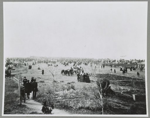 Gettysburg, Pa. November 1863. Dedication of Gettysburg battlefield