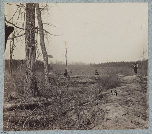 Views on the battle-field of morning of May 12th, 1864, scene of capture of Johnson's Division, C.S.A.