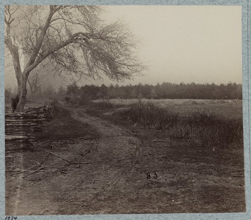 Federal entrenchments at junction of Brock, and Piney Branch Roads