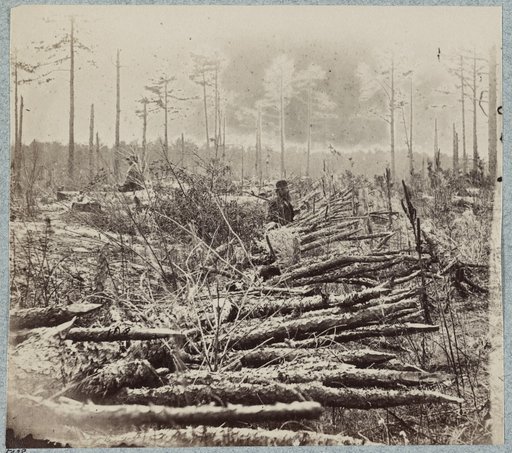 Confederate entrenchments near 5035 (junction of old and new Court House Roads)