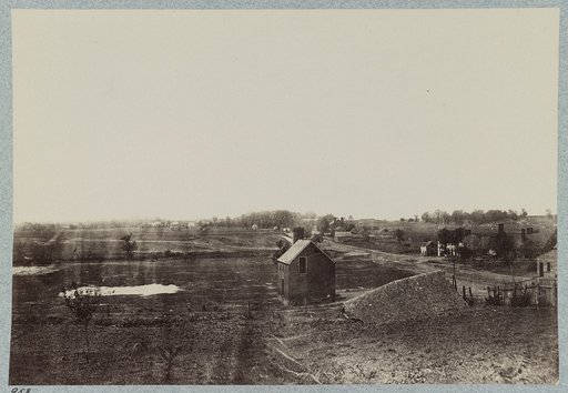 View of Marye's Heights and part of battlefield of Fredericksburg, Va. on December 13, 1862