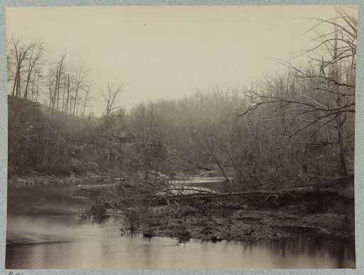 View on Bull Run, crossing of Orange and Alexandria railroad