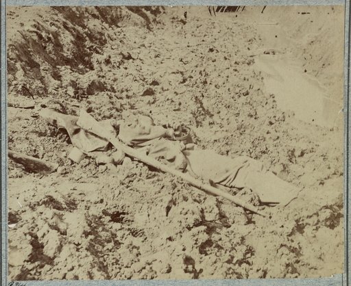 Dead Confederates in the trenches of Fort Mahone, April 3, 1865