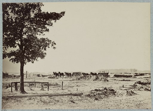 The lone graves at Warren Station in front of Petersburg, Va.