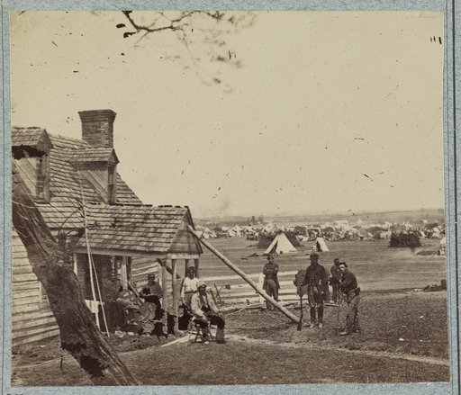Gen. Porters headquarters camp in front of Yorktown, Va.
