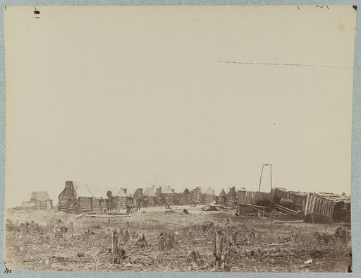 Camp of 3d Pennsylvania Cavalry, in front of Petersburg, Va., February, 1865