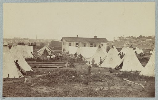 Camp of U.S. Military R.R. Construction Corp near Manchester, Va., April, 1865