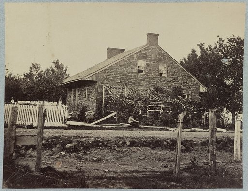 General Lee's Headquarters. Mrs. Thompson's house, on Chambersburg Pike