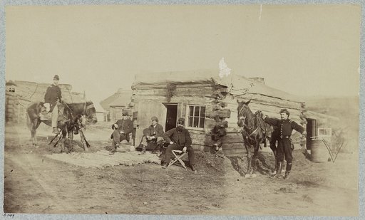 Headquarters Co. F, 11th Rhode Island Inf'y (i.e., Infantry), Miner's Hill, Va., 1862