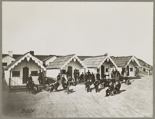 Headquarters of the 21st Michigan Infantry. 1865 (?)