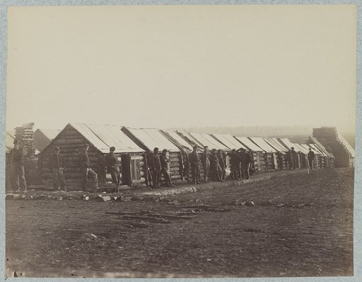 Quarters of Company D, U.S. Engineer Battalion, Brandy Station, Va., March, 1864