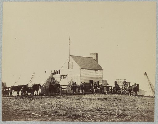 Headquarters of the Sanitary Commission, Brandy Station, Va. 1864 (i.e. Nov. 1863)