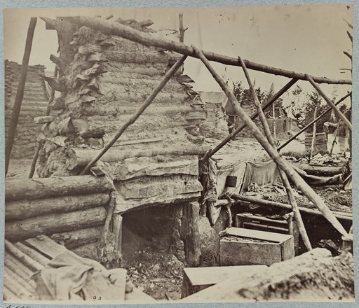 Abandoned camp of 9th Army Corps near Falmouth, Va., February, 1863