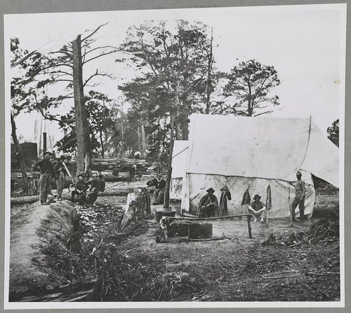 Camp in front of Petersburg, Va.