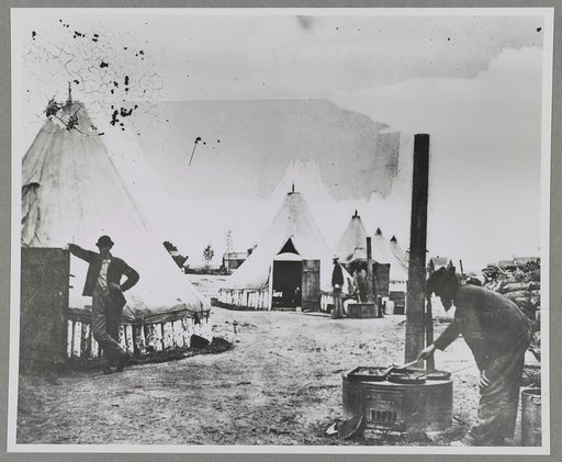 Cooking in camp