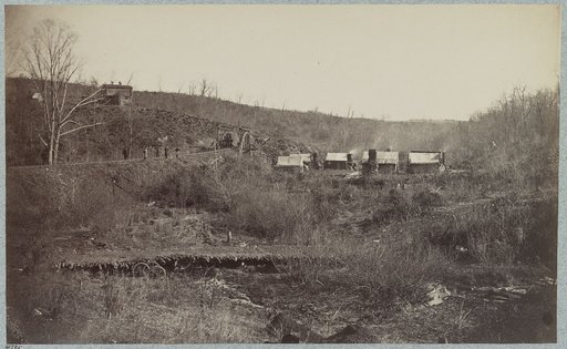 Bridge and block house on Orange and Alexandria R.R. near Bull Run, Va.