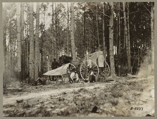 Brady's photo outfit in front of Petersburg, Va. 1864(?)