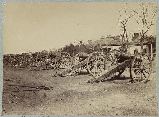 Confederate Artillery captured at Missouri (i.e. Missionary) Ridge headquarters Army of the Cumberland