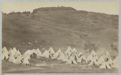 Belle Plain Landing, Va., Confederate entrenchments on hill
