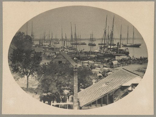 Hist.-Civil War part 5, wharf at City Point, Virginia, 1864-1865