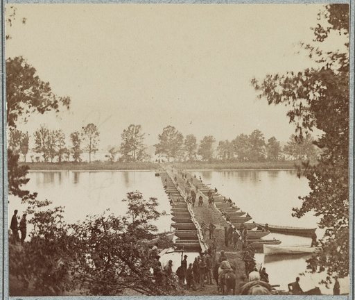 Army of the James, pontoon bridges across James River at Deep Bottom and Varina