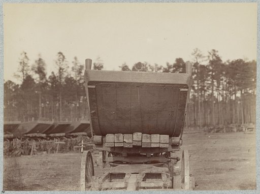 Pontoon wagon and boat, 50th New York Engineers, Rappahannock Station, Va., March, 1864