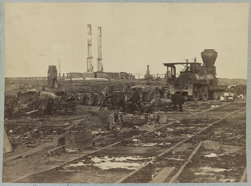 Manassas Junction, Va. after its evacuation by the Confederates, March, 1862