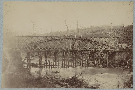 R. R. (i.e. Railroad) bridge across Bull Run. O. & A. R.R.
